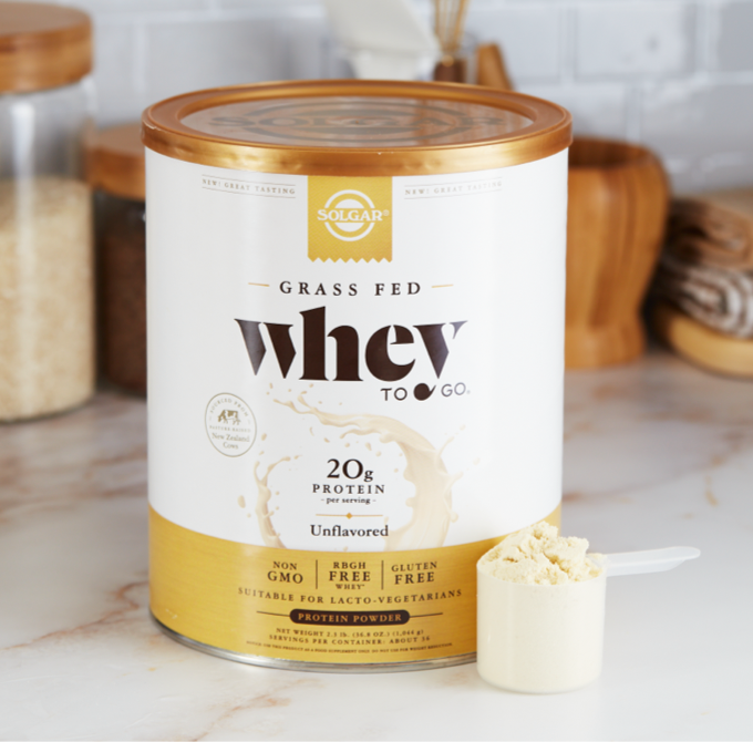 Grass-fed Whey To Go® Protein Powder, Vanilla, Fitness & Nutrition