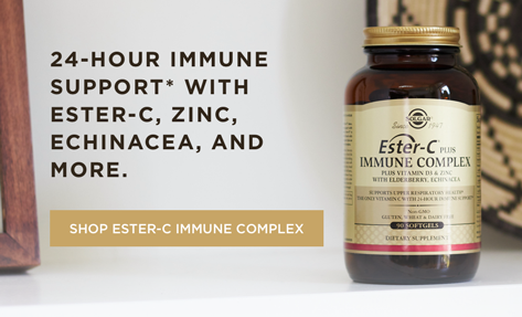 24-Hour immune support* with Ester-C, zinc, echinacea, and more.