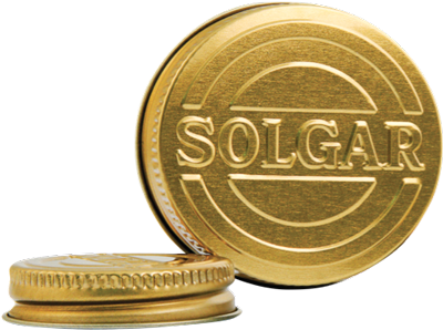 A pair of Solgar golden lids