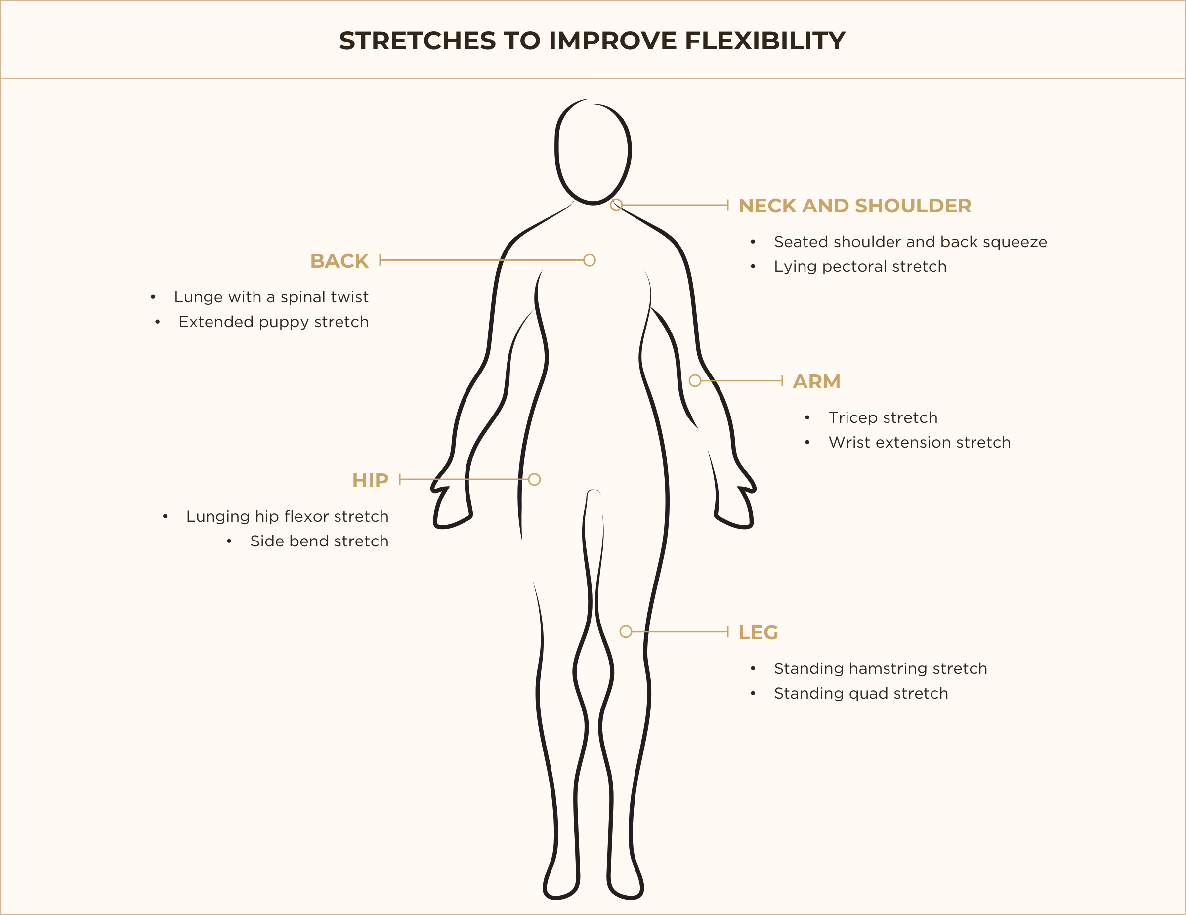 Stretch to Improve Flexibility Diagram