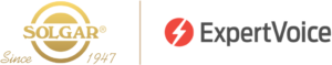 Side-by-side logos of Solgar and ExpertVoice