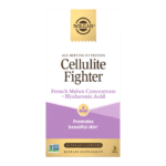 A box of Solgar Cellulite Figher Supplement on a plain background.