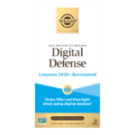 A box of Solgar Digital Defense Supplement on a plain background.
