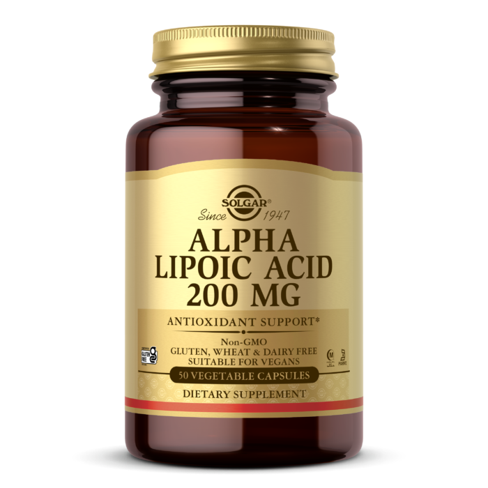 Alpha Lipoic Acid 200 mg Vegetable Capsules