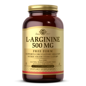 L-Arginine 500 mg Vegetable Capsules