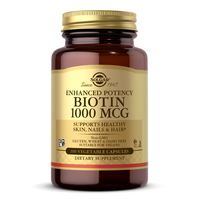 Biotin 1000 mcg Vegetable Capsules