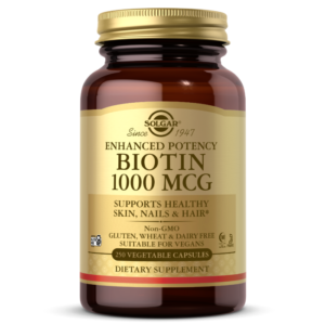 Biotin 1000 mcg Vegetable Capsules