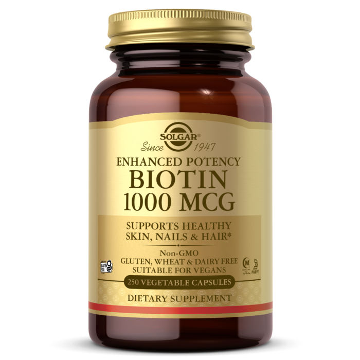 Biotin 1000 mcg Vegetable Capsules