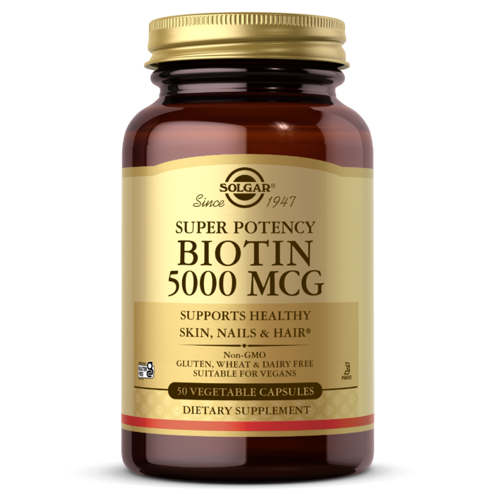 Biotin 5000 mcg Vegetable Capsules