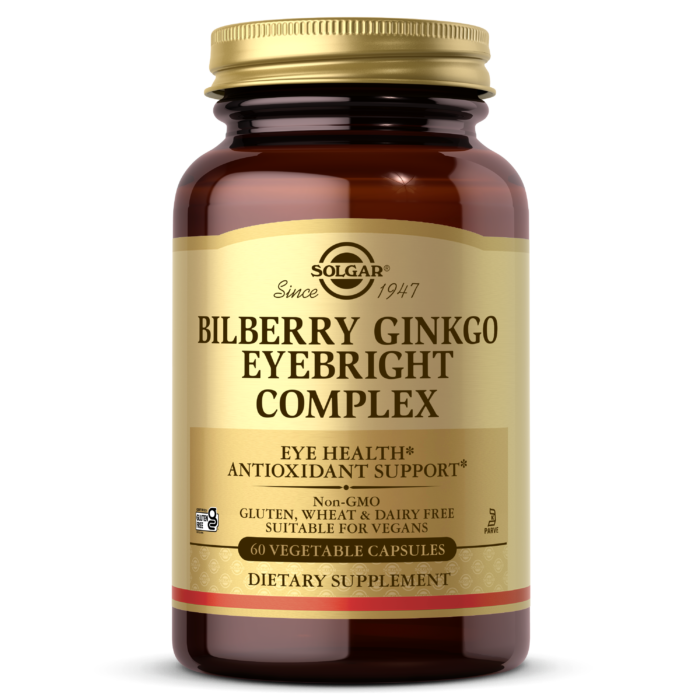 Bilberry Ginkgo Eyebright Complex Vegetable Capsules