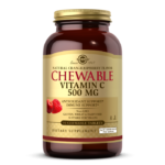 Vitamin C 500 mg Chewable Tablets – Cran Raspberry Flavor