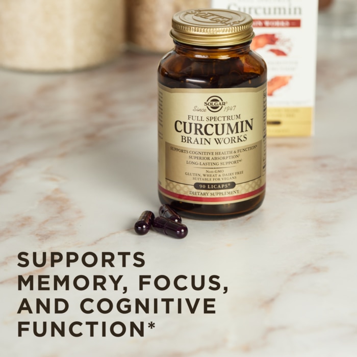 Full Spectrum Curcumin Brain Works Licaps™