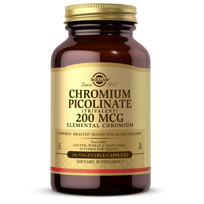 Chromium Picolinate 200 mcg Vegetable Capsules