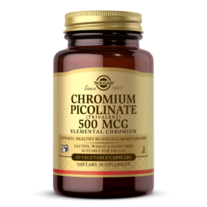 Chromium Picolinate 500 mcg Vegetable Capsules