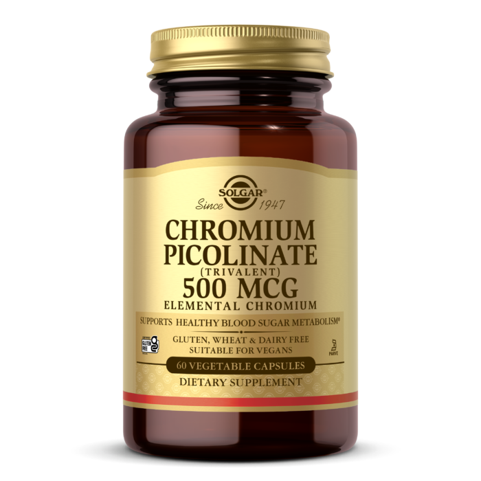 Chromium Picolinate 500 mcg Vegetable Capsules