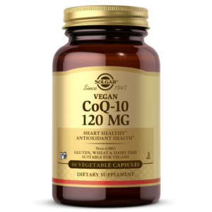 Vegan CoQ-10 120 mg Vegetable Capsules