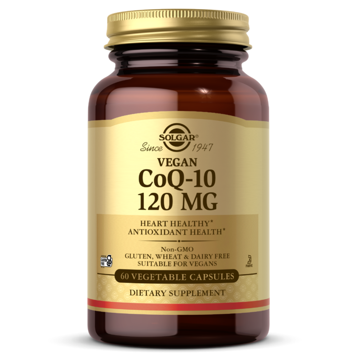 Vegan CoQ-10 120 mg Vegetable Capsules