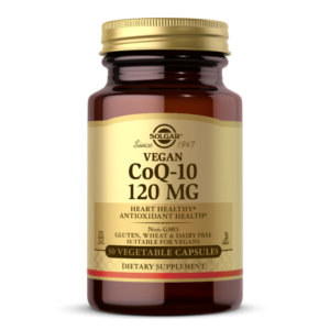 Vegan CoQ-10 120 mg Vegetable Capsules