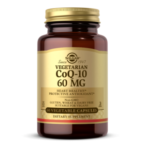 Vegan CoQ-10 60 mg Vegetable Capsules