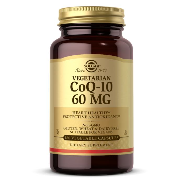 Vegan CoQ-10 60 mg Vegetable Capsules