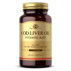 Cod Liver Oil Softgels (Vitamin A & D Supplement)