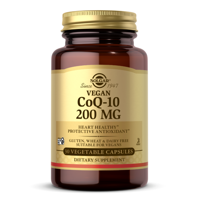 Vegan CoQ-10 200 mg Vegetable Capsules