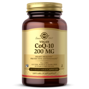 Vegan CoQ-10 200 mg Vegetable Capsules