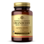 Natural Cranberry with Vitamin C Vegetable Capsules