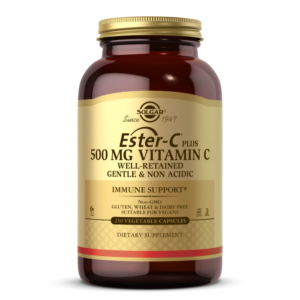 Ester-C® Plus 500 mg Vitamin C Vegetable Capsules (Ester-C® Ascorbate Complex)