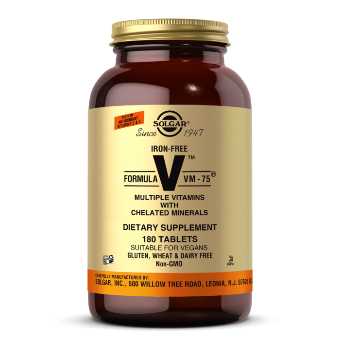 Iron-Free Formula VM-75® Tablets