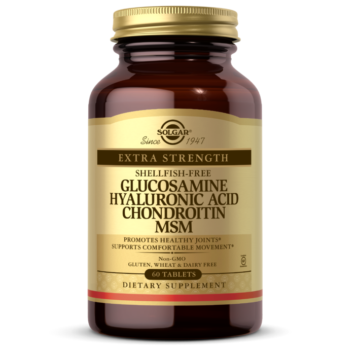 Glucosamine Hyaluronic Acid Chondroitin MSM (Shellfish-Free) Tablets