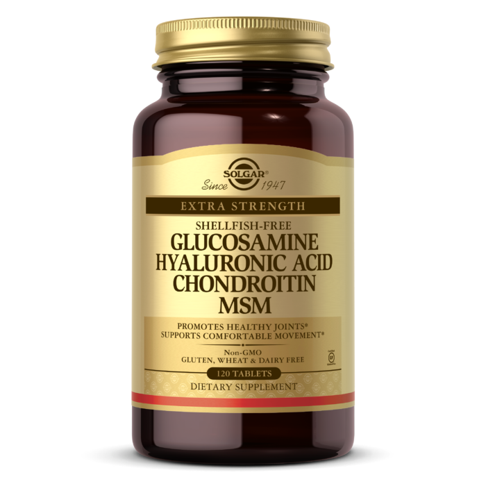 Glucosamine Hyaluronic Acid Chondroitin MSM (Shellfish-Free) Tablets