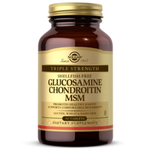 Triple Strength Glucosamine Chondroitin MSM (Shellfish-Free) Tablets