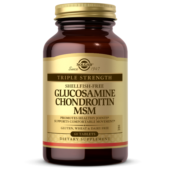 Triple Strength Glucosamine Chondroitin MSM (Shellfish-Free) Tablets