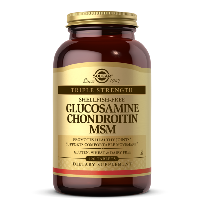 Triple Strength Glucosamine Chondroitin MSM (Shellfish-Free) Tablets