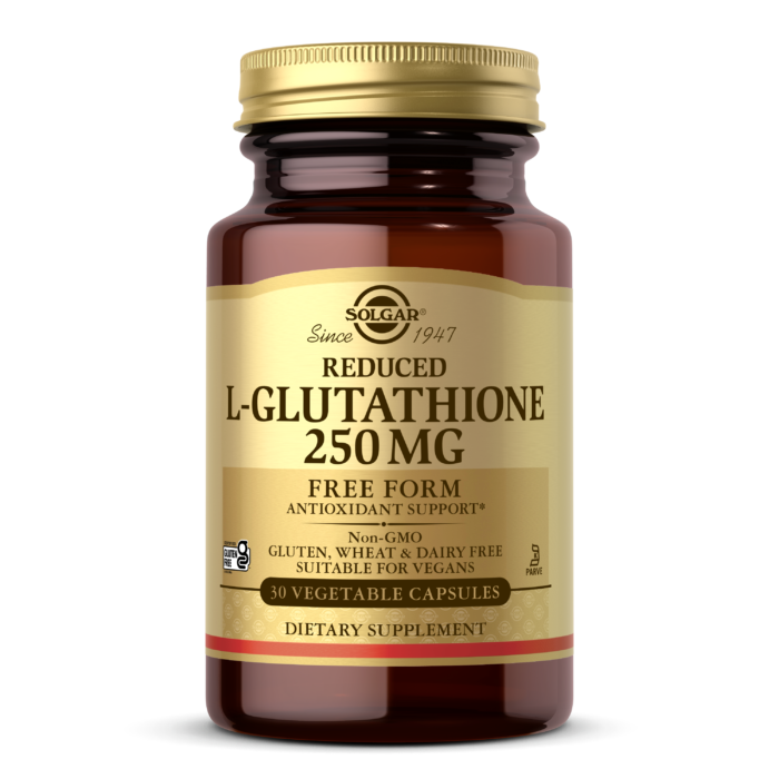 Reduced L-Glutathione 250 mg Vegetable Capsules