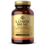 L-Lysine 500 mg Vegetable Capsules