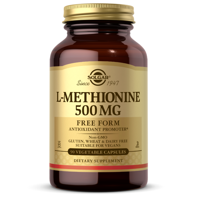 L-Methionine 500 mg Vegetable Capsules