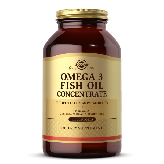 Omega-3 Fish Oil Concentrate Softgels - Heart Health - Solgar