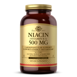 Niacin (Vitamin B3) 500 mg Vegetable Capsules