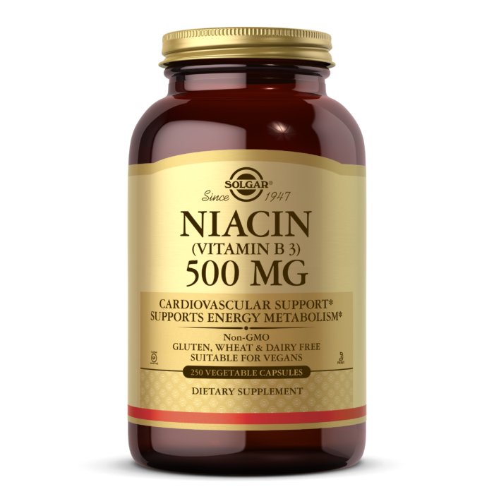 Niacin (Vitamin B3) 500 mg Vegetable Capsules