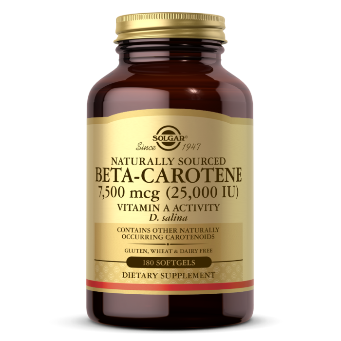 Naturally Sourced Oceanic Beta-Carotene 7,500 mcg (25,000 IU) Softgels