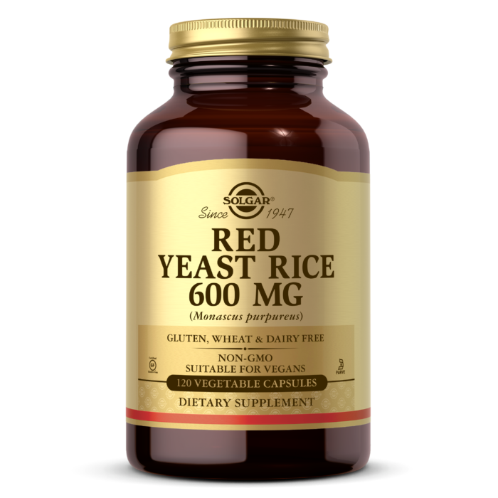 skrædder skruenøgle Revolutionerende Red Yeast Rice Vegetable Capsules - Heart Health - Solgar