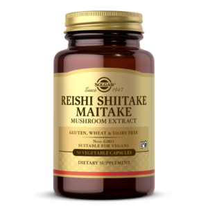Reishi Shiitake Maitake Mushroom Extract <i>Vegetable Capsules</i>
