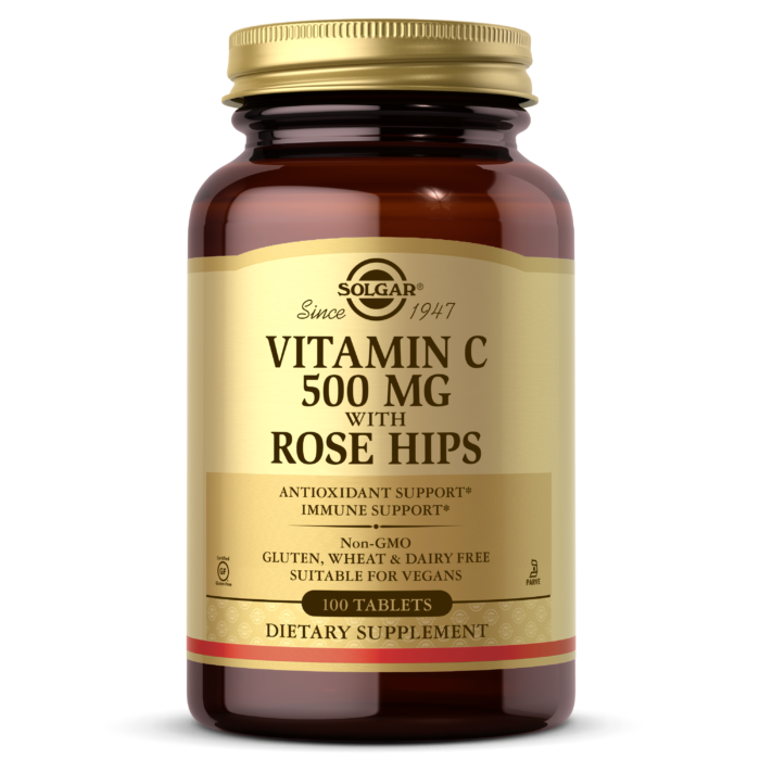 Vitamin C 500 mg with Rose Hips Tablets