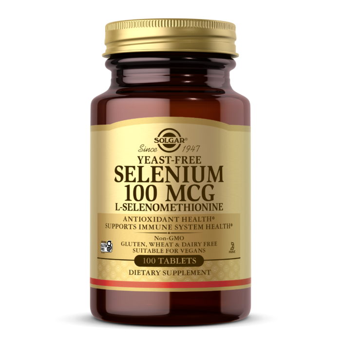 Yeast-Free Selenium 100 mcg Tablets
