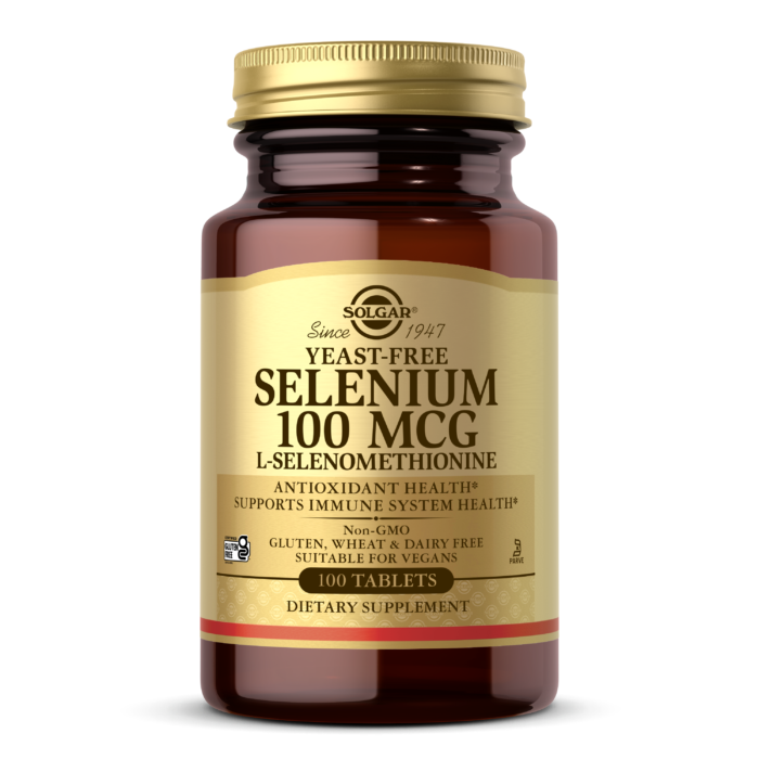 Yeast-Free Selenium 100 mcg Tablets