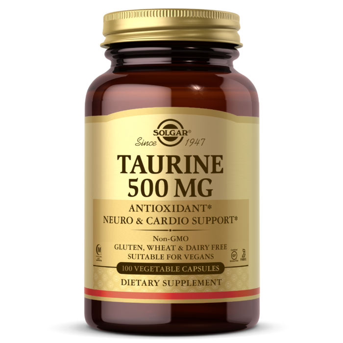 Taurine 500 mg Vegetable Capsules