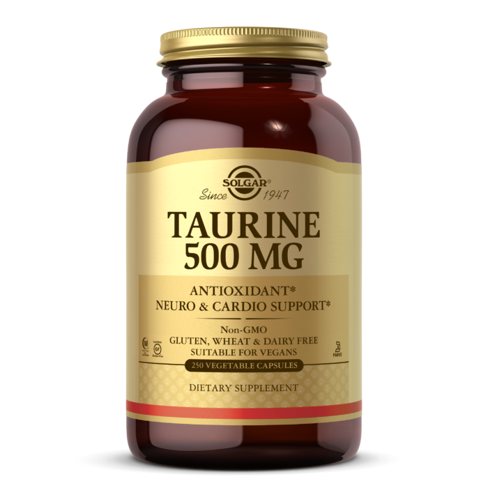 Taurine 500 mg Vegetable Capsules