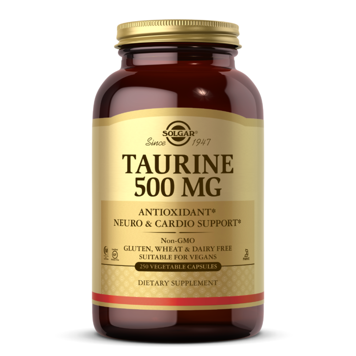 Taurine 500 mg Vegetable Capsules